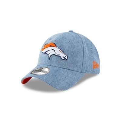 Denver Broncos Gorra | New Era NFL Washed Out 9twenty Adjustable Cap Mexico - Azules